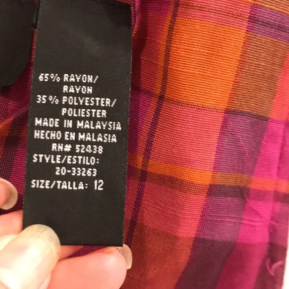 ⚡️FINAL PRICE⚡️ Vintage Plaid Sag Harbor Dress - Picture 8 of 16